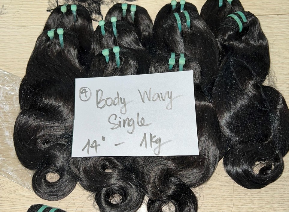 Wholesale Body Wavy Natural Color Best Vietnamese Hair Weave