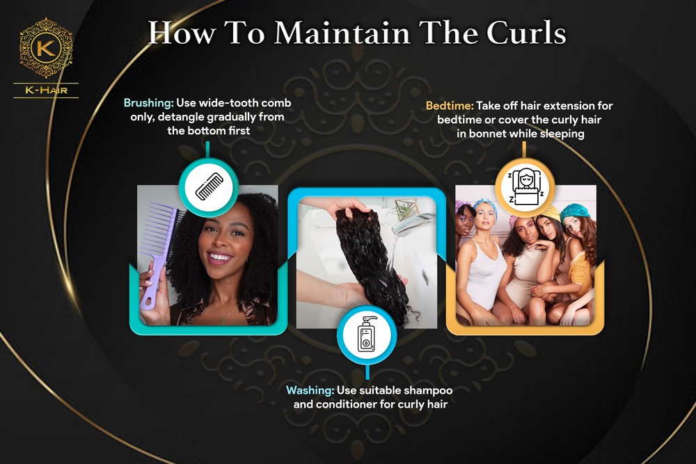 K-Hair's advice on caring for curly hair