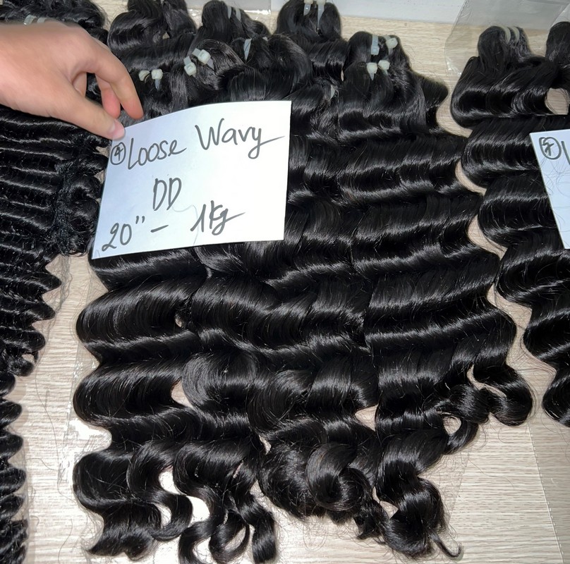 loose wave natural color hair weave 1