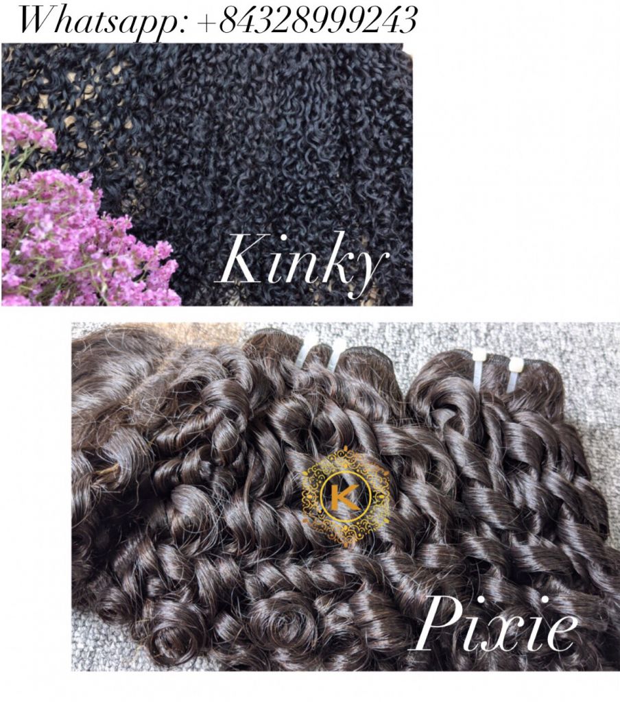 Difference between Kinky Curly and Pixie Curly