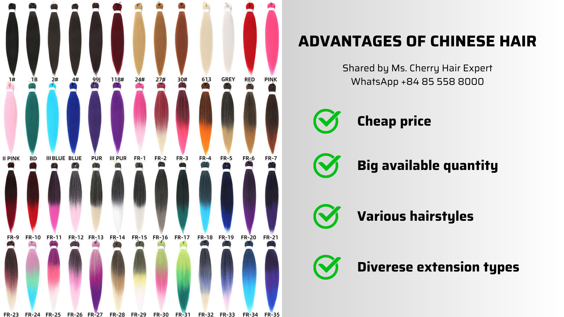 Advantages of Chinese hair from Chinese hair factories