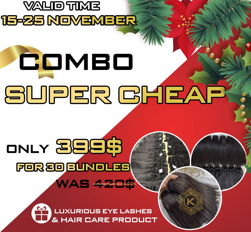 Combo Super Cheap of K hair Christmas Sale