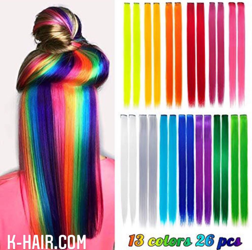 K-Hair highlights Clip-in Hair extensions