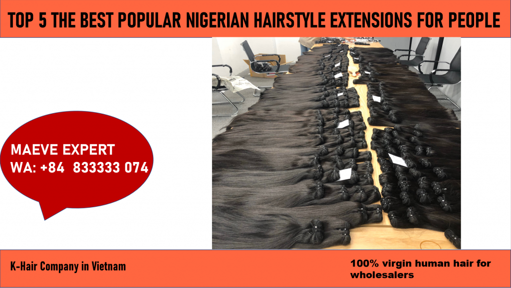 Nigerian hairstyle extensions Natural straight hair