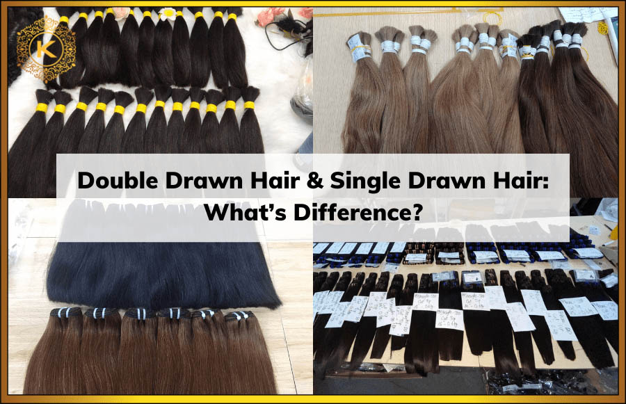 What is the double drawn hair?