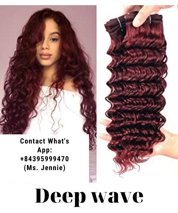 impressive-weft-hairstyles-using-for-first-date-red-wine-deep-wave