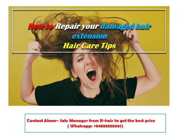 How to Repair your damaged hair extension