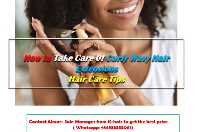 How to take care of your curly wavy hair extensions