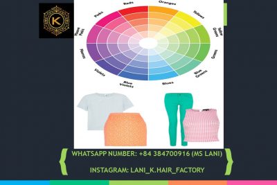 Apply the color wheel rule in matching outfit colors