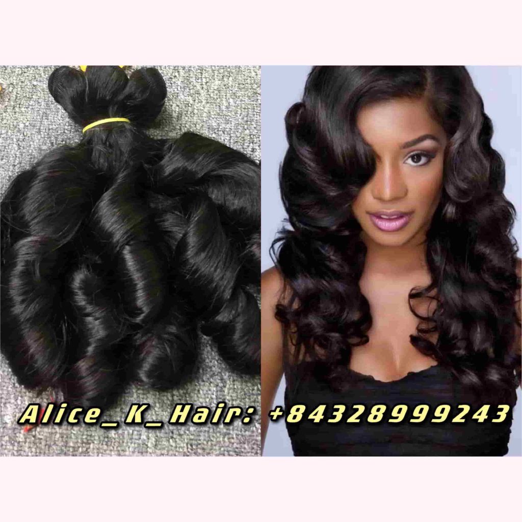 Vietnamese Super Double Drawn Weft Curly_Beautiful Bouncy Curls