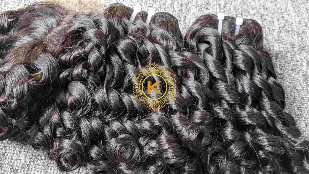 Vietnamese Super Double Drawn Weft Curly_Pixie Curls