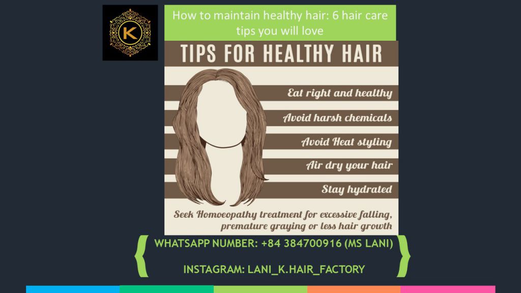 How to maintain healthy hair 3