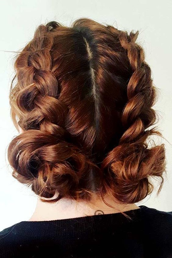 Braided Buns. - The Braid That Looks Good From Baddies To Lovelies