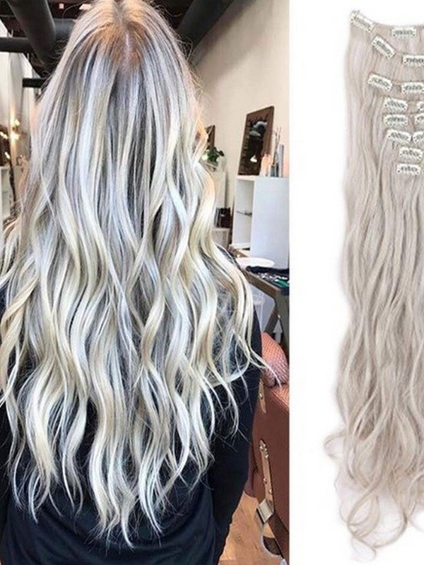 Blond. - Most Popular Hair Extension Colors.