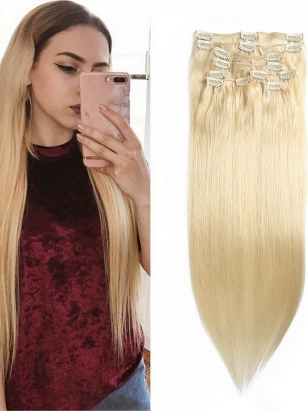 Blond. - Most Popular Hair Extension Colors.