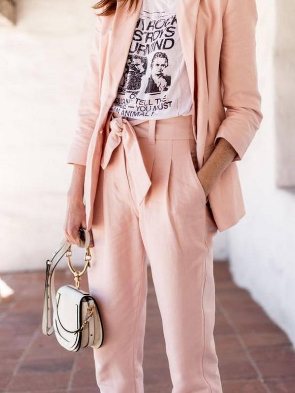 Suits For Women With A Simple Tee