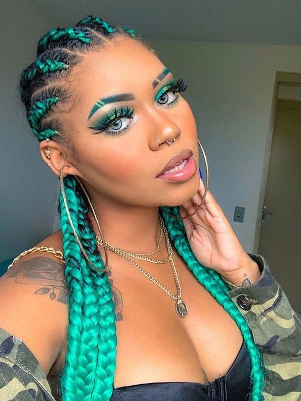 The Cornrows. - The Most Badass Braids For Hair Extensions.