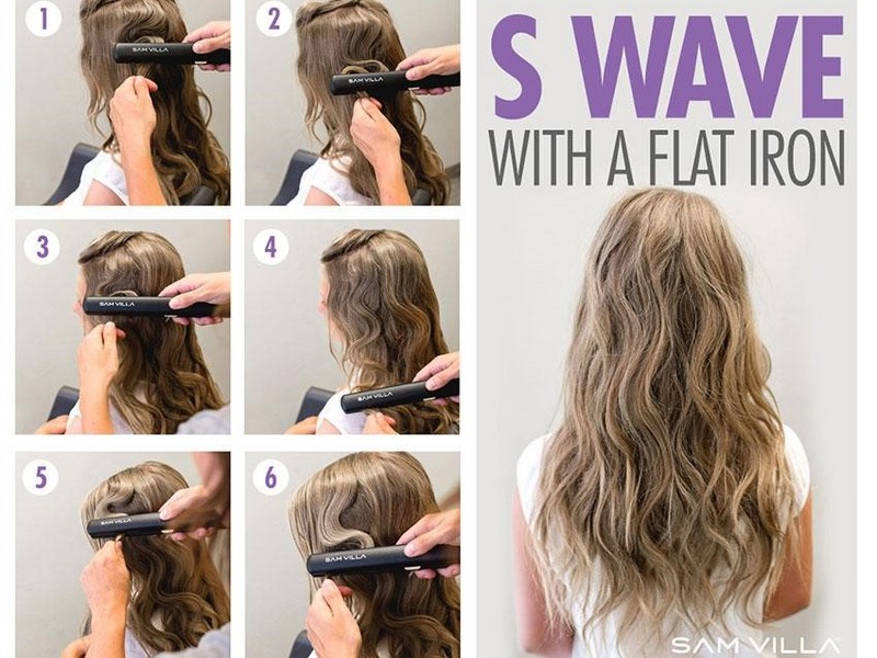 How To Recreate The Best Curly Look By Trying The Curl Your Hair With A Flat Iron Method