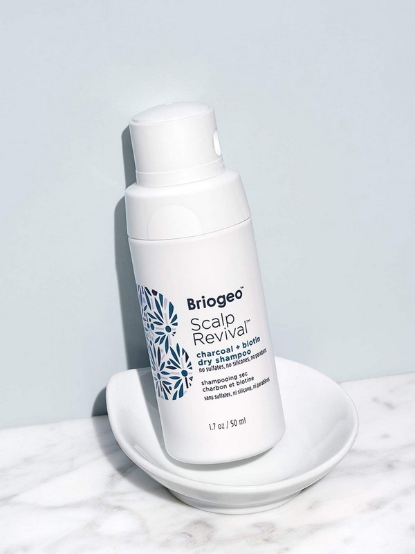 Briogeo Scalp Revival Charcoal + Biotin Dry Shampoo - Dry Shampoos For Oily Hair That Is Extra Greasy