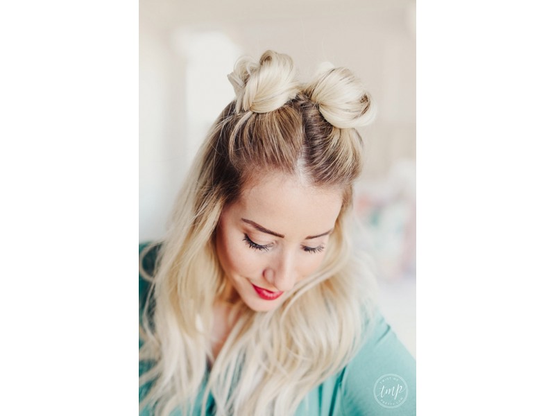 Double Space Buns - Effortless Hairstyles For Fun Girls