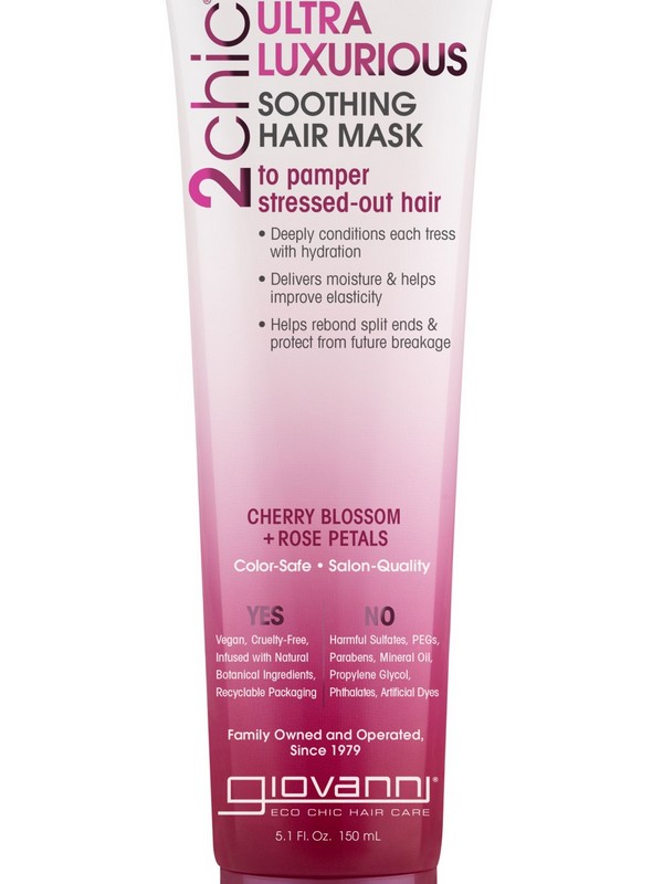 Giovanni 2chic Ultra-Luxurious Soothing Hair Mask - Hair Masks For Curly Hair That Is Heat Damaged