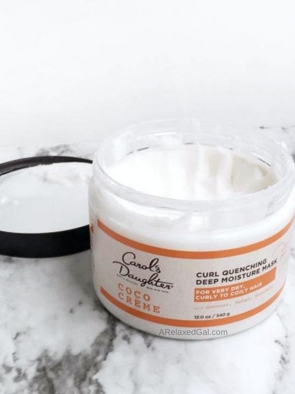 Coco Creme Deep Moisture Mask - Hair Masks For Curly Hair That Is Dry 
