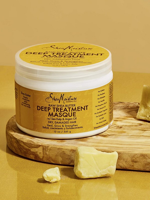 SheaMoisture Raw Shea Butter Deep Treatment Masque - Best Drugstore Hair Masks For Dry Hair