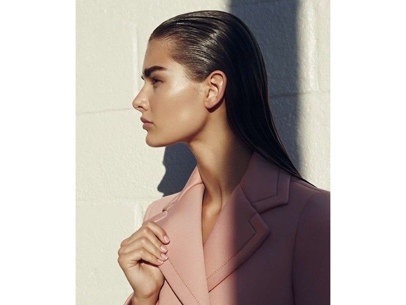 Sleek Pulled - Back. - Chic Hairstyles For Straight Hair.