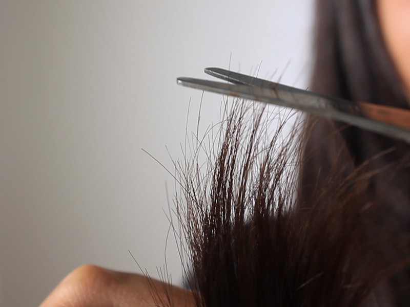Tip #7 To Care For Your Heat Damaged Hair: Trim Off The Damaged Hair