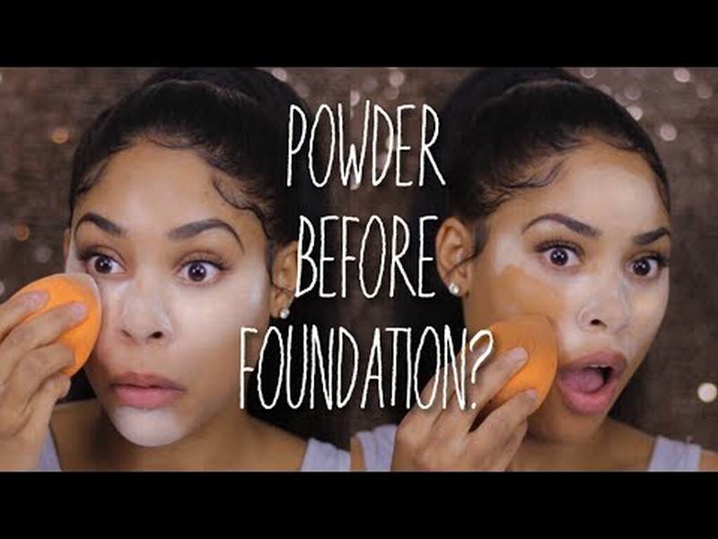 Powder Before Liquid - Makeup Tips From Beauty Bloggers For Long Lasting Foundation.