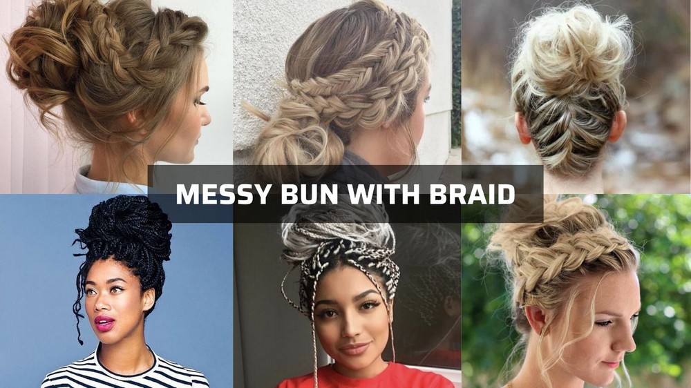 messy-bun-with-braid