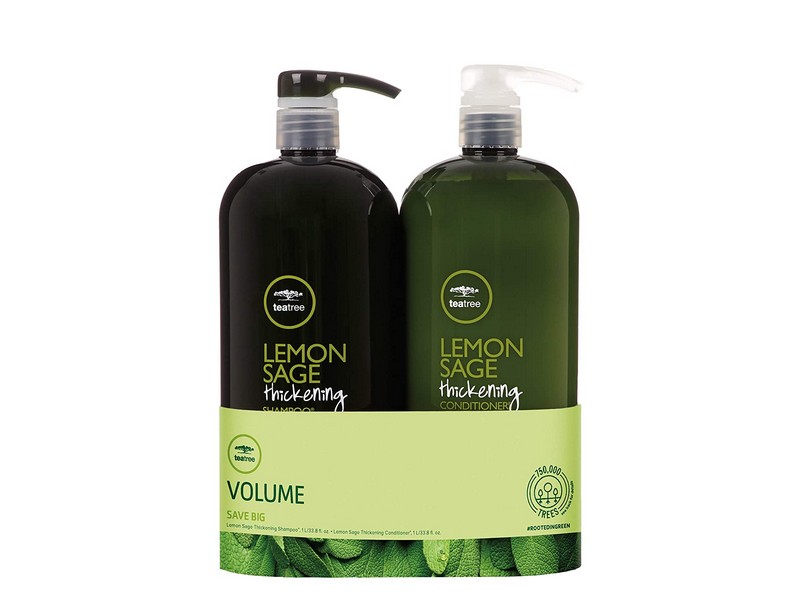Lemon Sage Thickening Shampoo and Conditioner - Shampoo And Conditioner Combos For Thin Hair