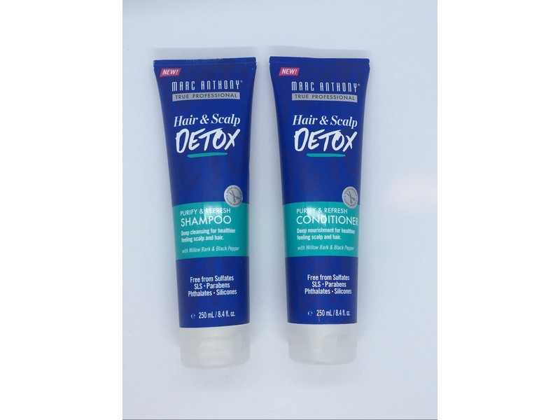 Marc Anthony True Professional Hair & Scalp Detox Purify & Refresh Shampoo and Conditioner - Shampoo And Conditioner Combos For Oily Hair