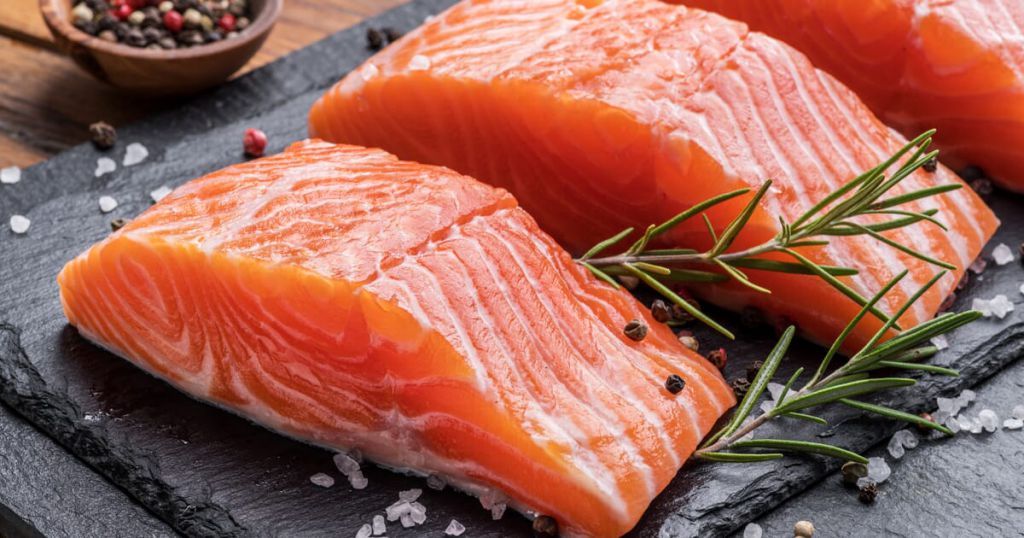 #2 Food To Eat For Hair Growth: Salmon 
