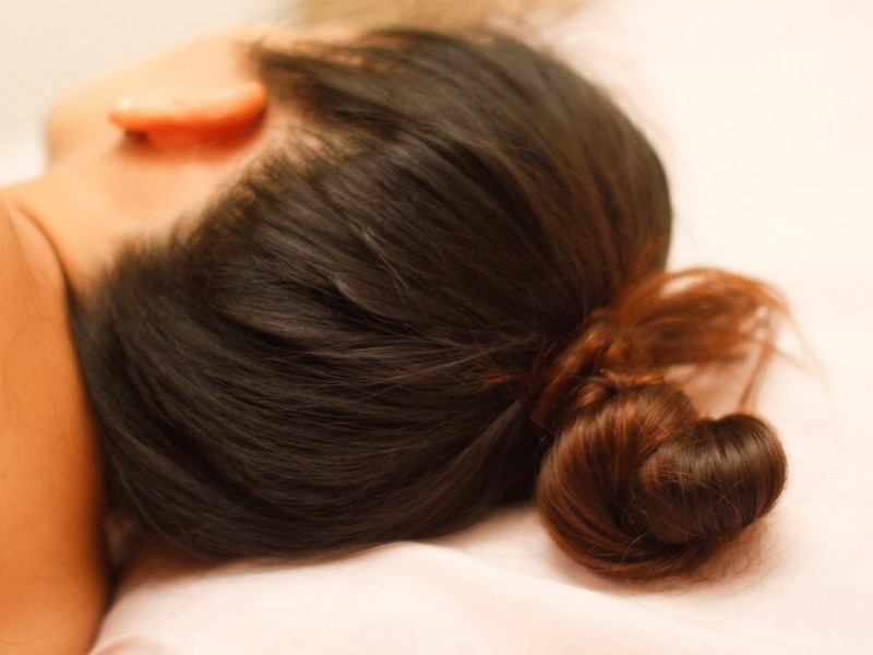 Tips #7 To Add Volume To Your Hair: Bun Up When You Sleep