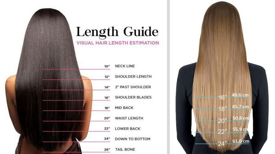 Straight hair 18 inches by body height