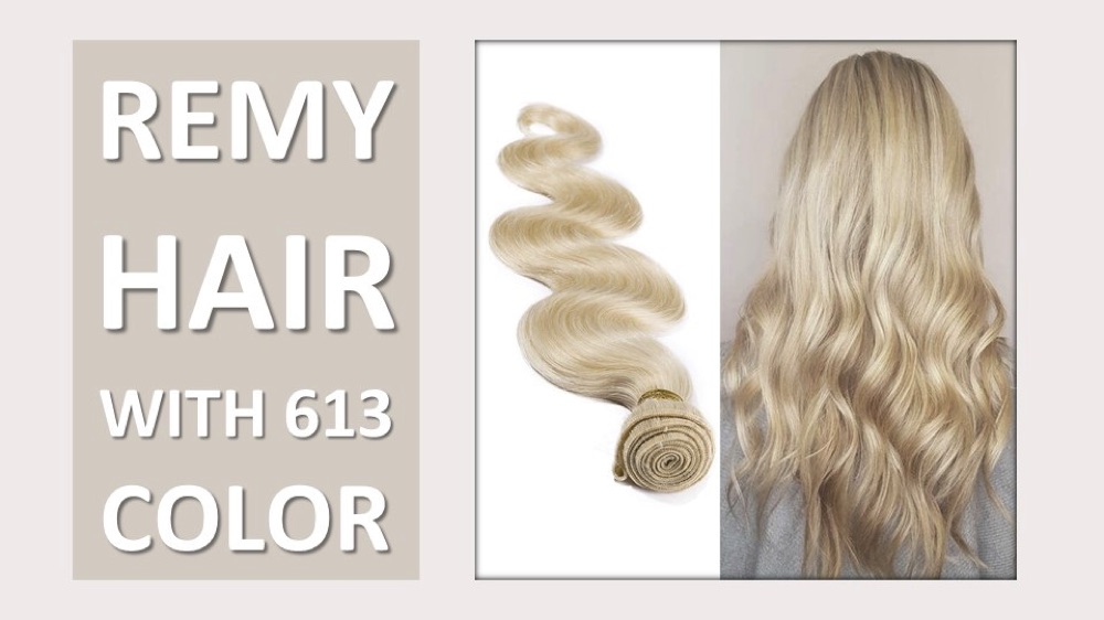 Remy Hair Style wtih 613 color