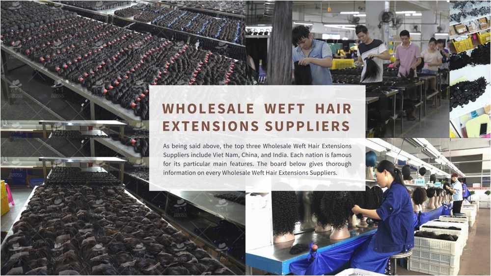 Vietnamese Wholesale Weft Hair Extensions Suppliers are among the top hair vendors in the world.