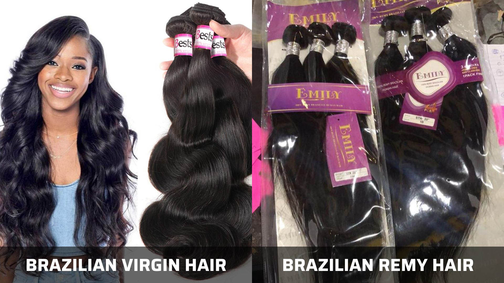 Brazilian virgin hair vs Brazilian remy hair are popular hair types from Brazilian hair vendors