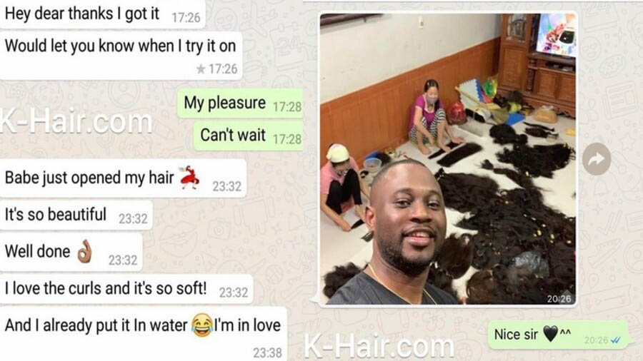 Customers give positive feedback about Vietnamese Hair Factory