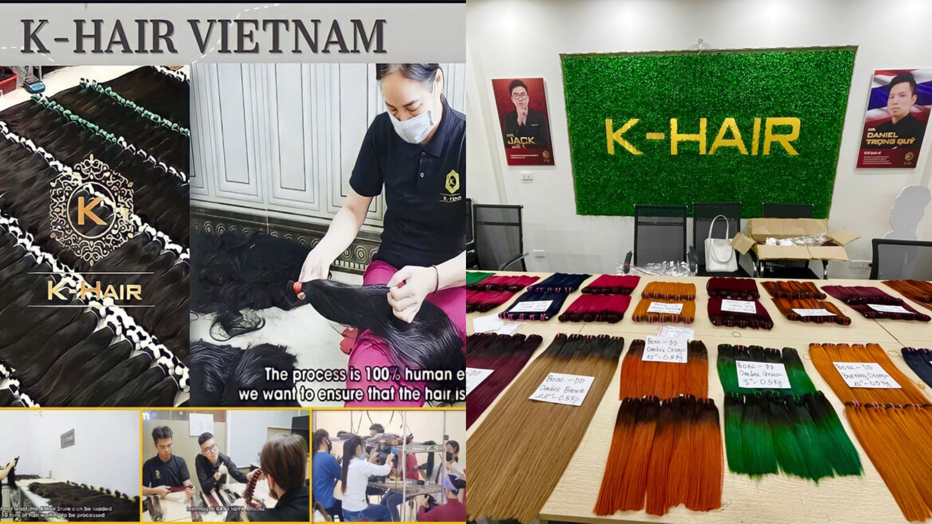 TOP 1 – K Hair Factory – Vietnamese Raw Hair Factory – Top best wholesale hair vendors worldwide