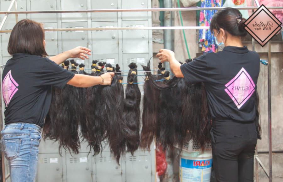 Cambodia hair variety of textures