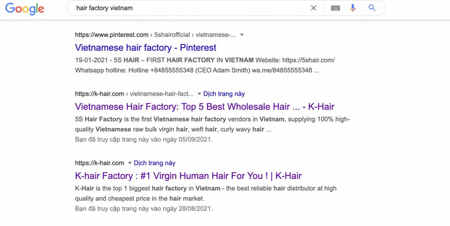 Search for the best wholesale hair supplier on the internet