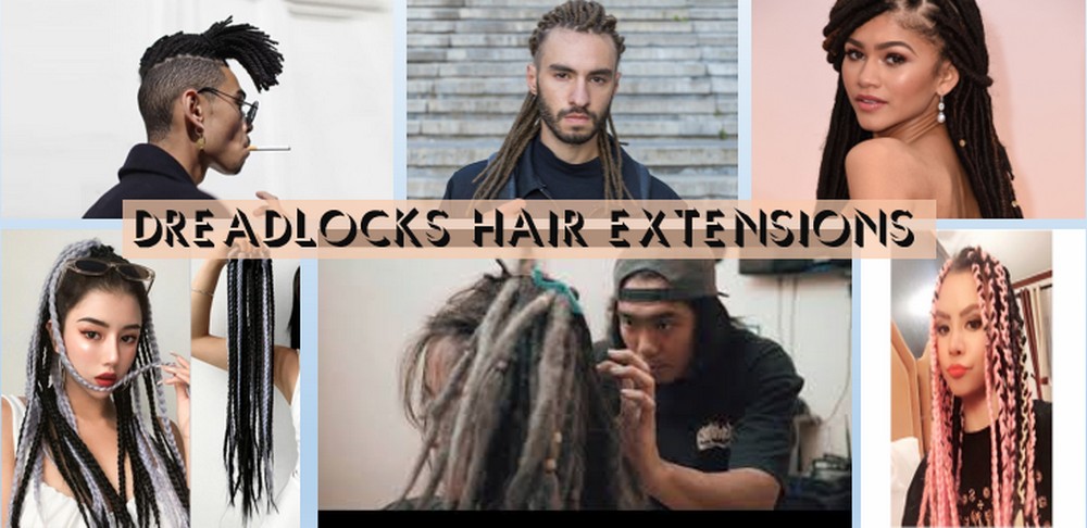 Human hair extensions dreadlocks 2