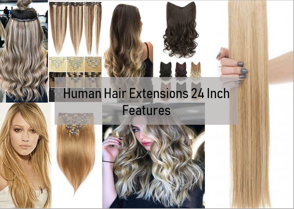 Human Hair Extensions 24 Inch 4