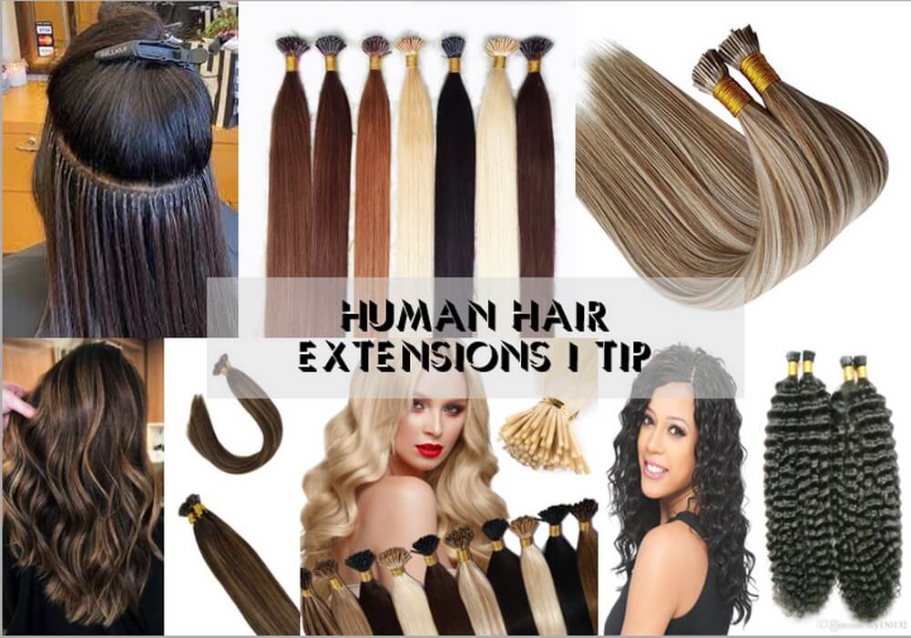 Human Hair Extensions I Tip 1