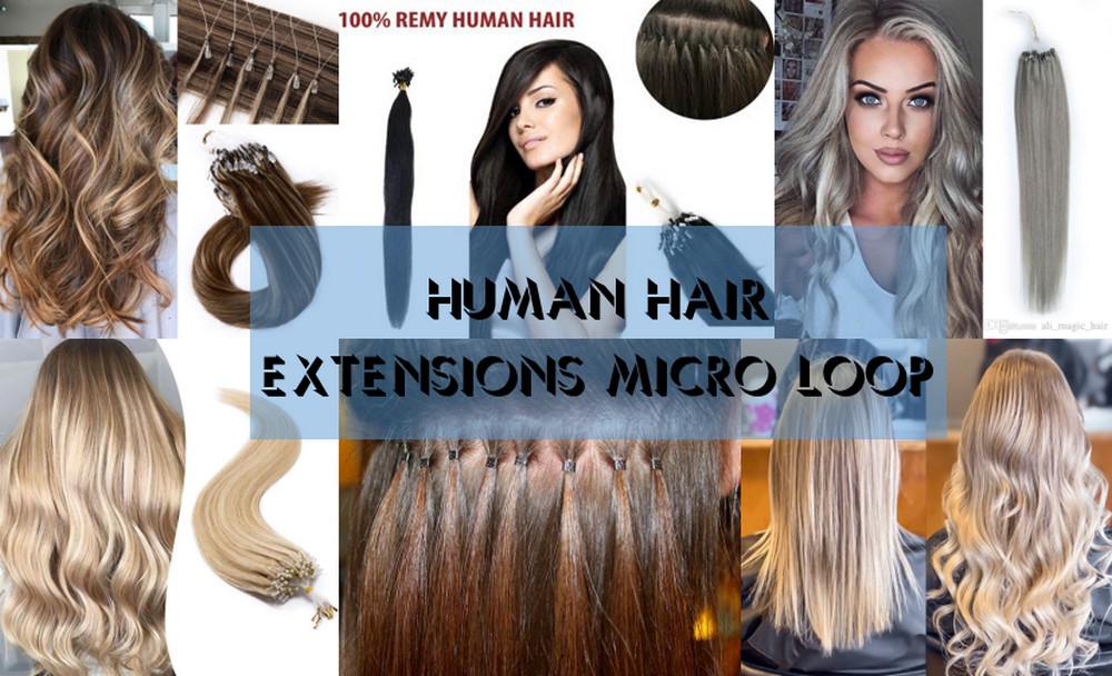 Human Hair Extensions Micro Loop