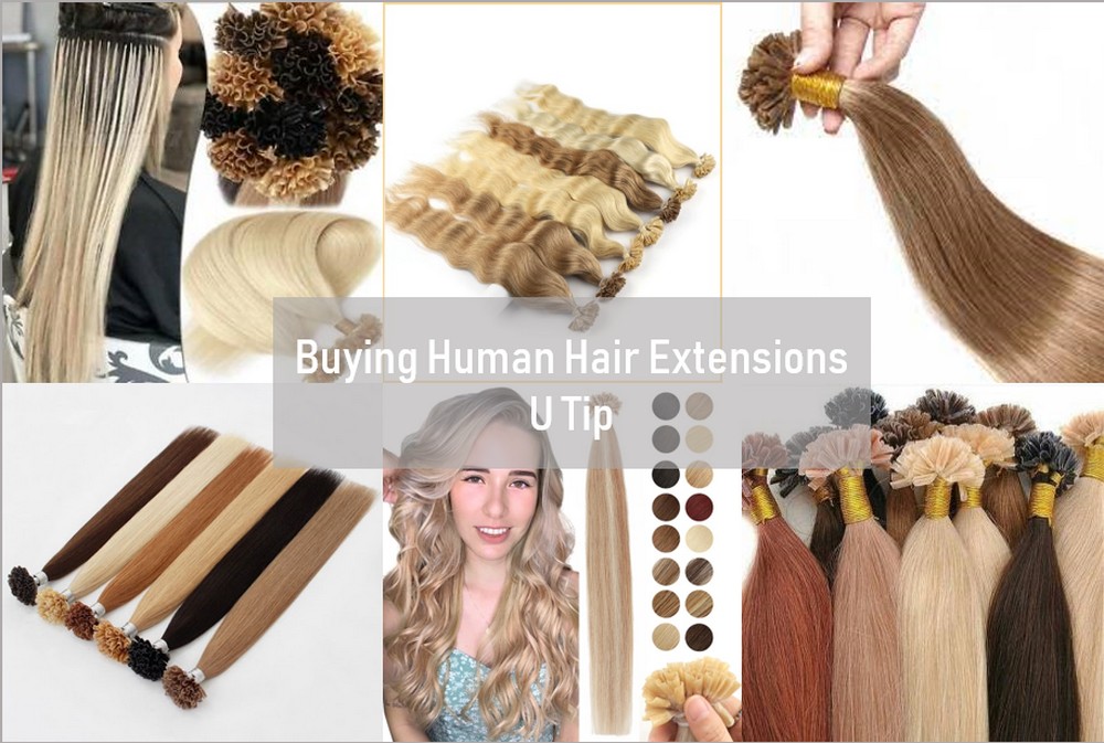 Human Hair Extensions U Tip 8