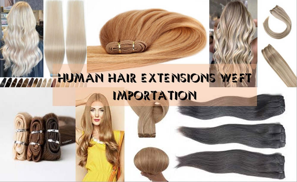 Human Hair Extensions Weft 8