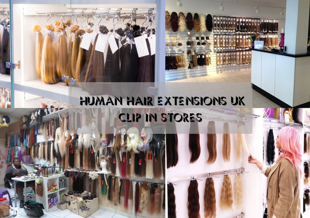 Human hair extensions UK clip in 5